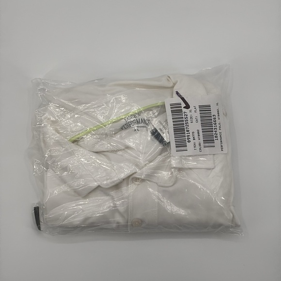 J Crew Factory Performance polo shirt in White size XL NWT BN775 - Picture 9 of 10